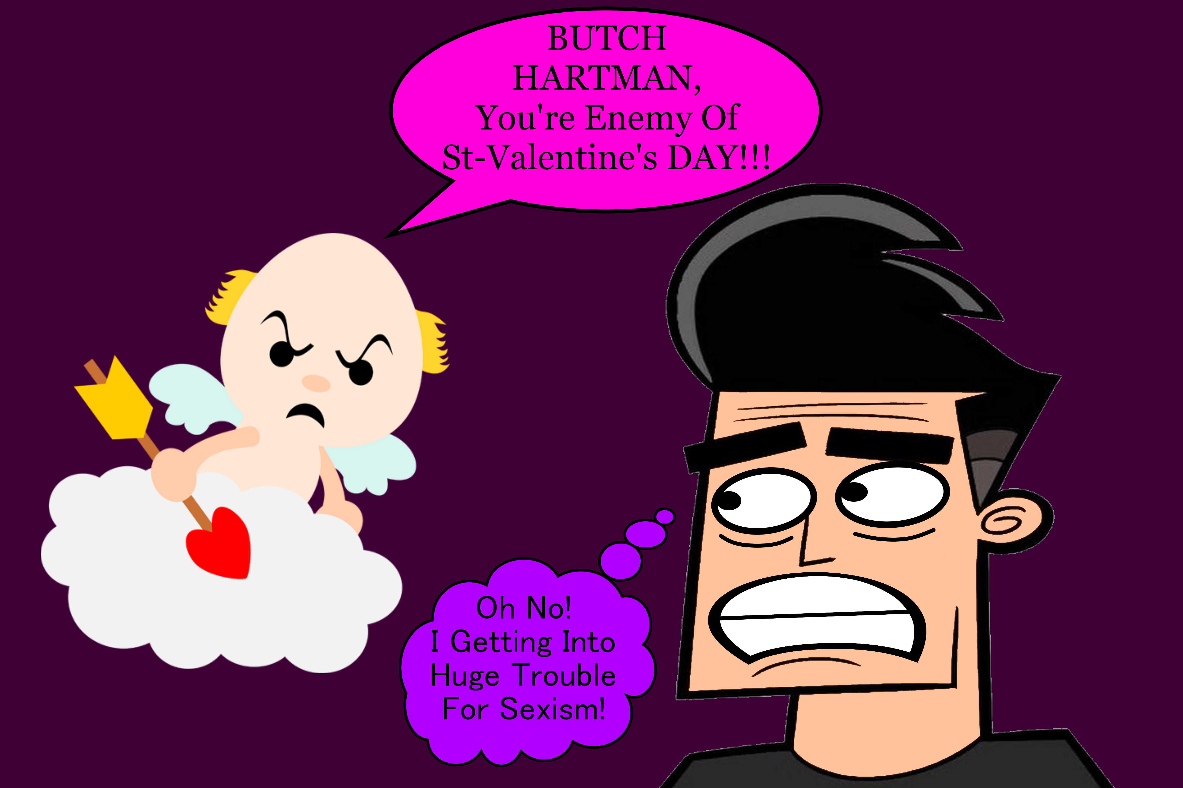 Butch Hartman on X: When Cuphead met Bendy #butchhartmandraws