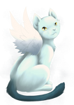 White Cat mascot by Vatina