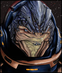 Grunt the Krogan by Ewelyra