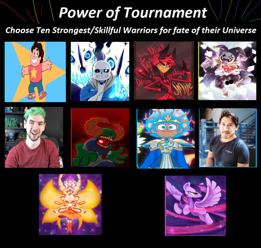 My Tournament of Power Members by MegaByteRed on DeviantArt