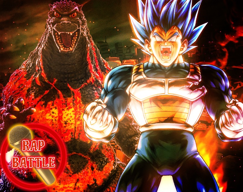 Rap Battle: Vegeta vs Godzilla (Heisei) by MegaByteRed on DeviantArt