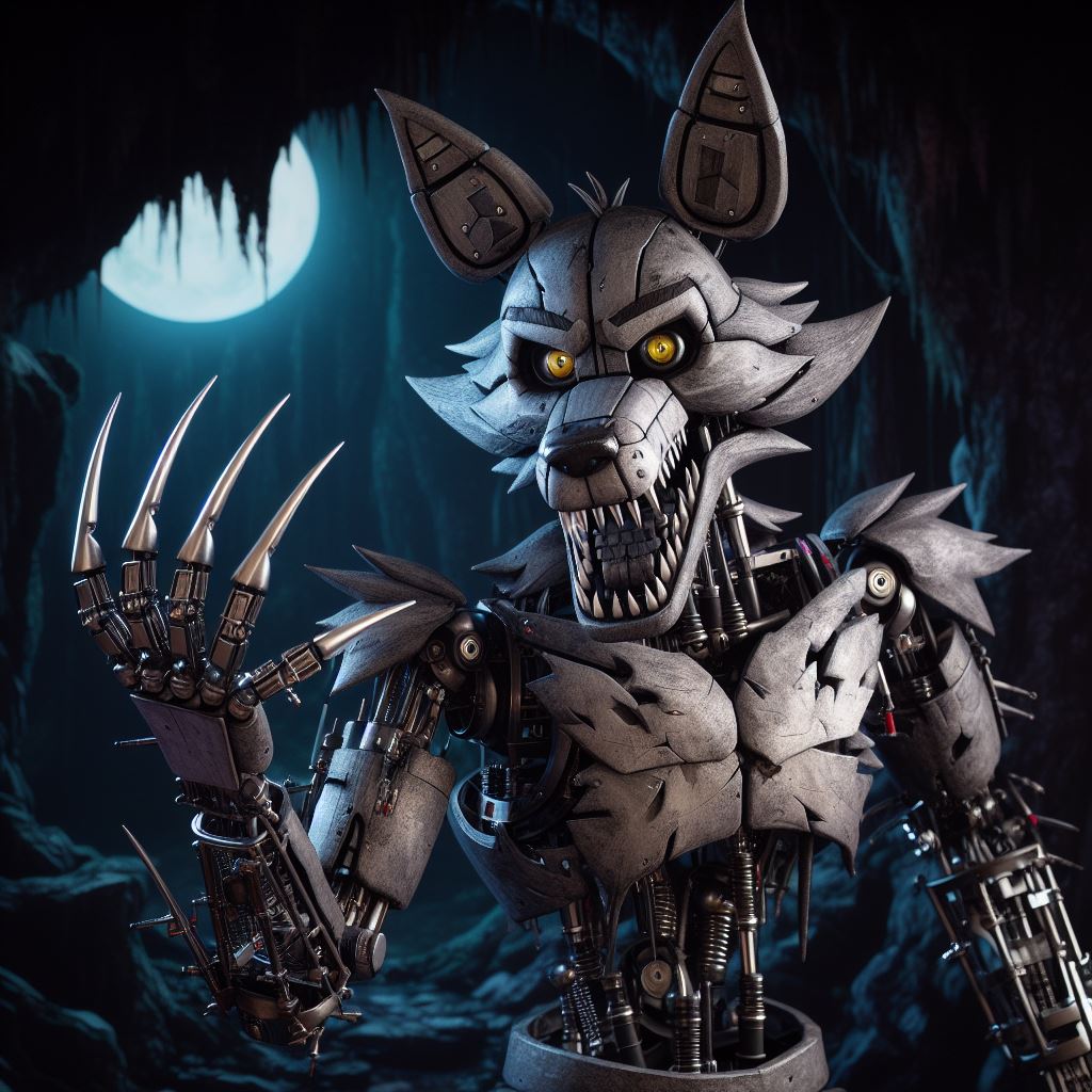 Fnaf OC: Razor Wolf by MegaByteRed on DeviantArt