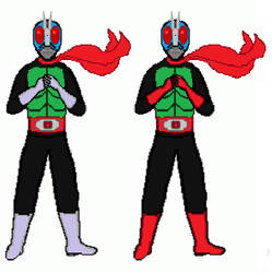 Kamen Rider 1 and 2