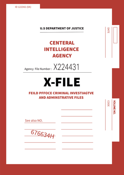 CIA X-Files folder cover red by Oliverunitedkingdom on DeviantArt