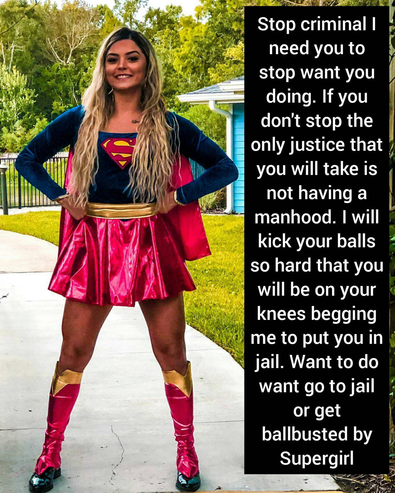 Ballbusting Captions Taynara Conti Supergirl By NVknight On DeviantArt ballbusting-captions-taynara-conti-supergirl-by-nvknight-on-deviantart