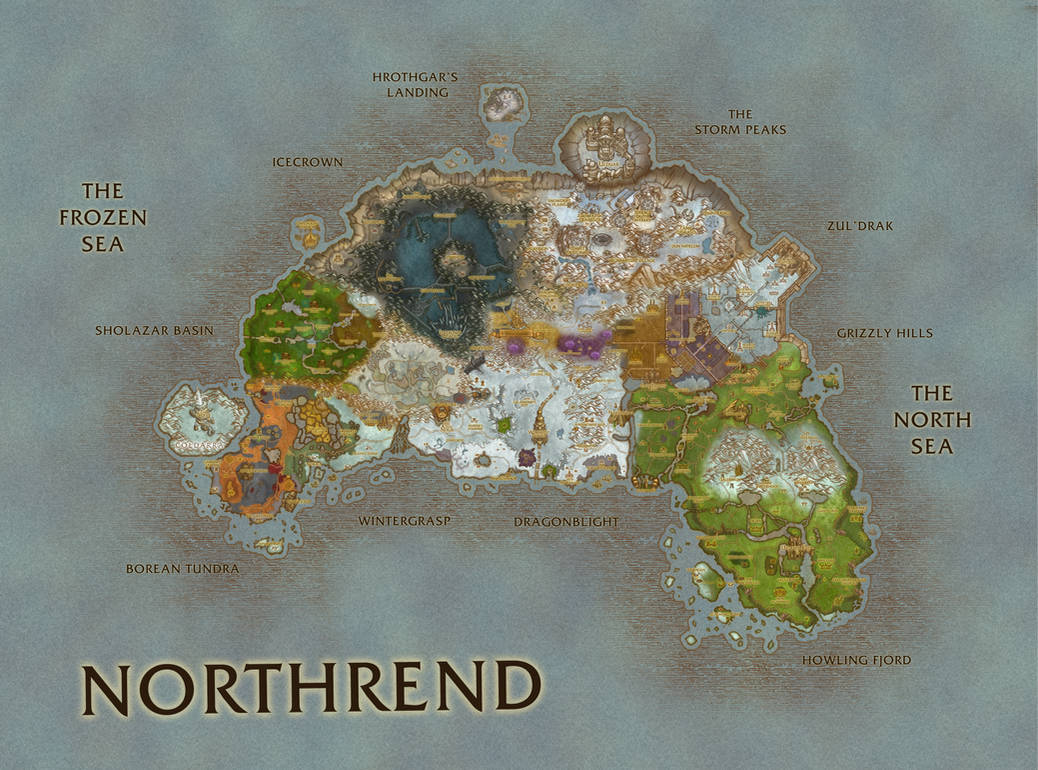 Northrend Northrend by Sub-Thermal on DeviantArt
