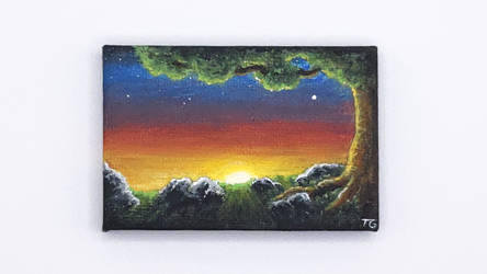 Miniature Painting #5 Dream Sunset