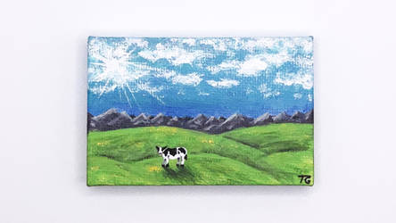 Miniature Painting #6 Bovine Horizon
