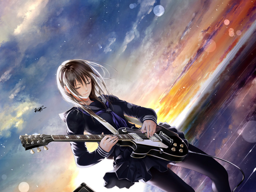 Anime Girl Guitarist by xXxNemesisxX on DeviantArt Anime Girl Guitarist by xXxNemesisxX on DeviantArt