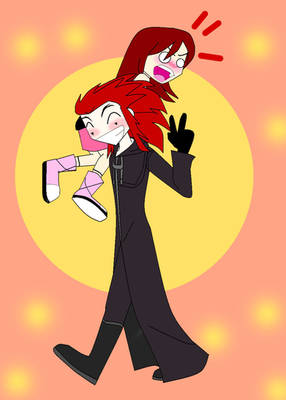 Axel and Kairi O_O