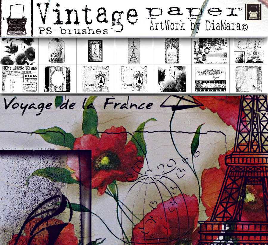 Vintage Paper by Diamara