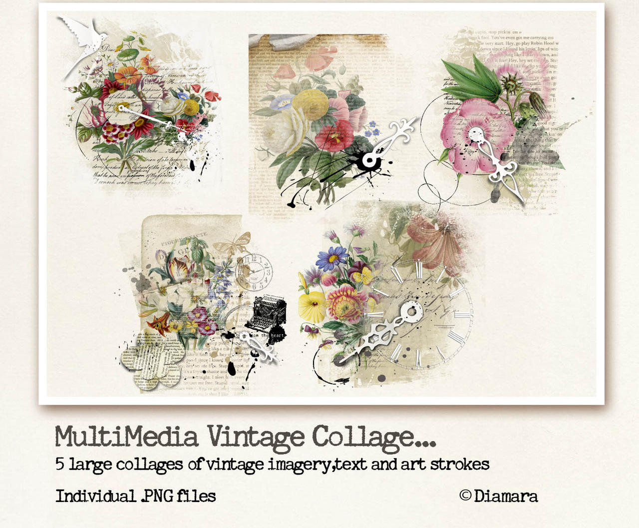 MultiMedia Vintage Collage