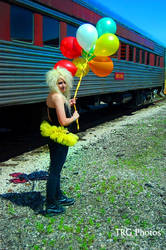 Britney and her Balloons by angelsfalldown1