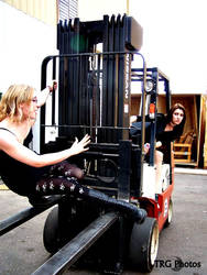 Babes on Forklift 2