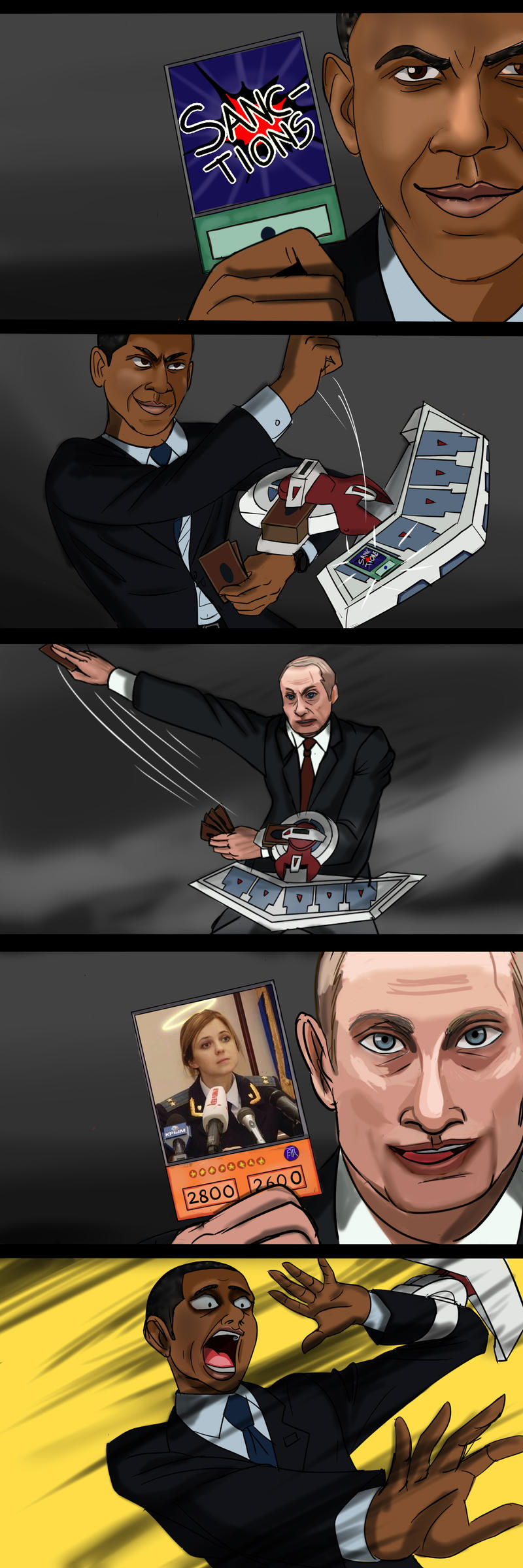 A DUEL between Obama and Putin