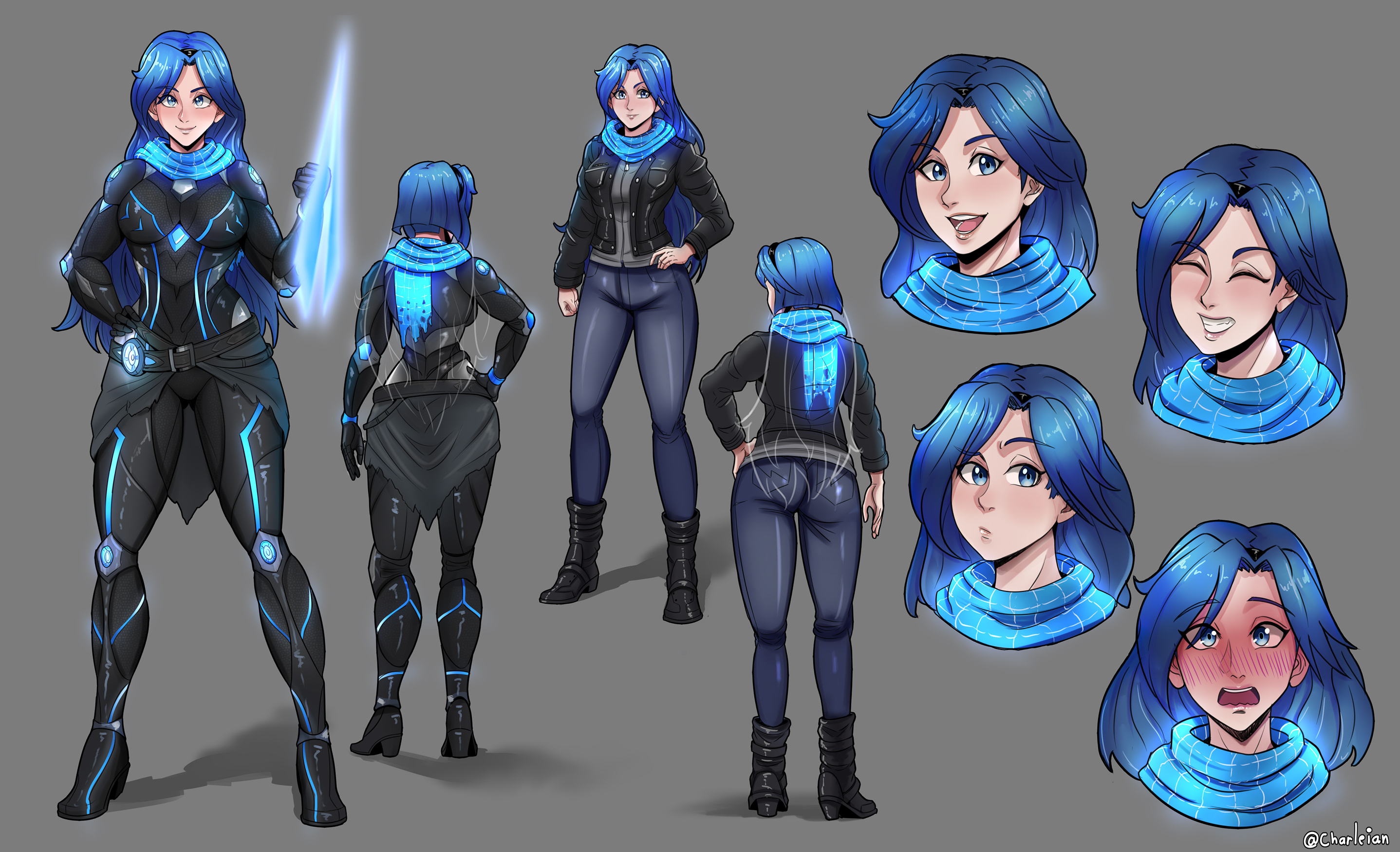 Character Sheet Commission by Charleian on DeviantArt