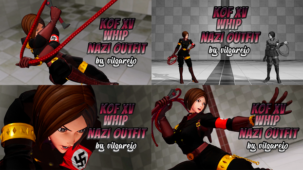 KOF XV MOD - WHIP NAZI OUTFIT