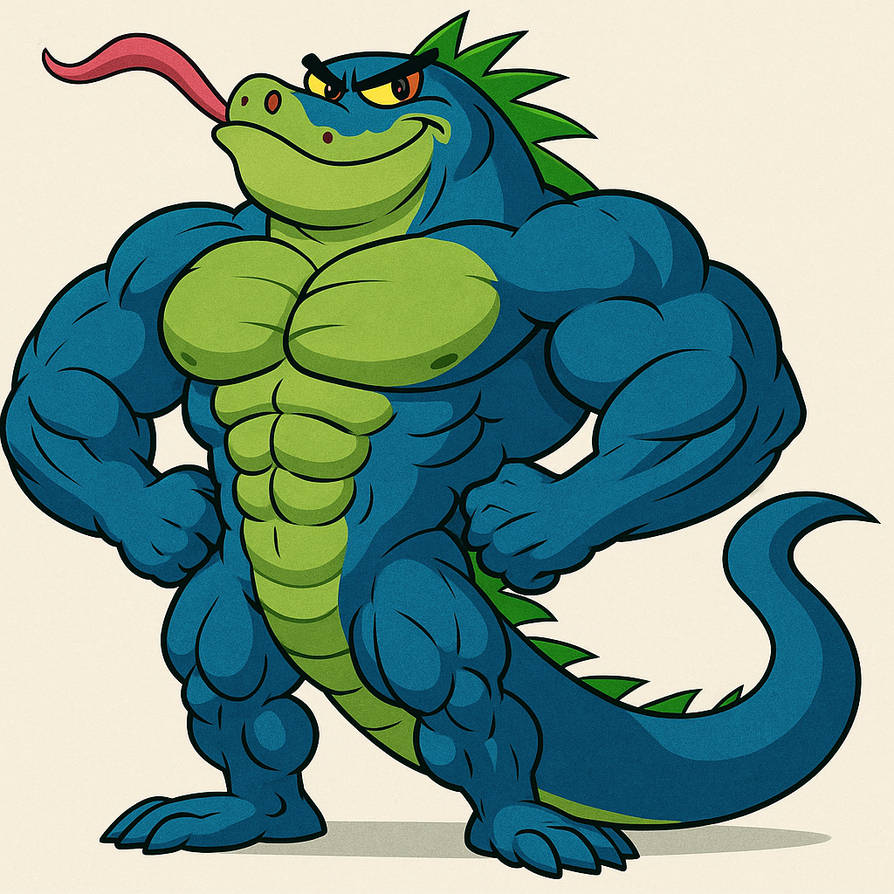 Buff Saurus Biggest Massive Muscular Buff Ignatius by GabrielArtMaker55 on DeviantArt