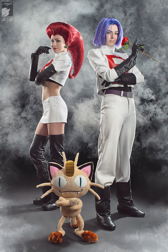 Jessie, James e Meowth (Team rocket) - Pokemon