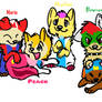 The 5 heroes....AS PUPPY'S!!