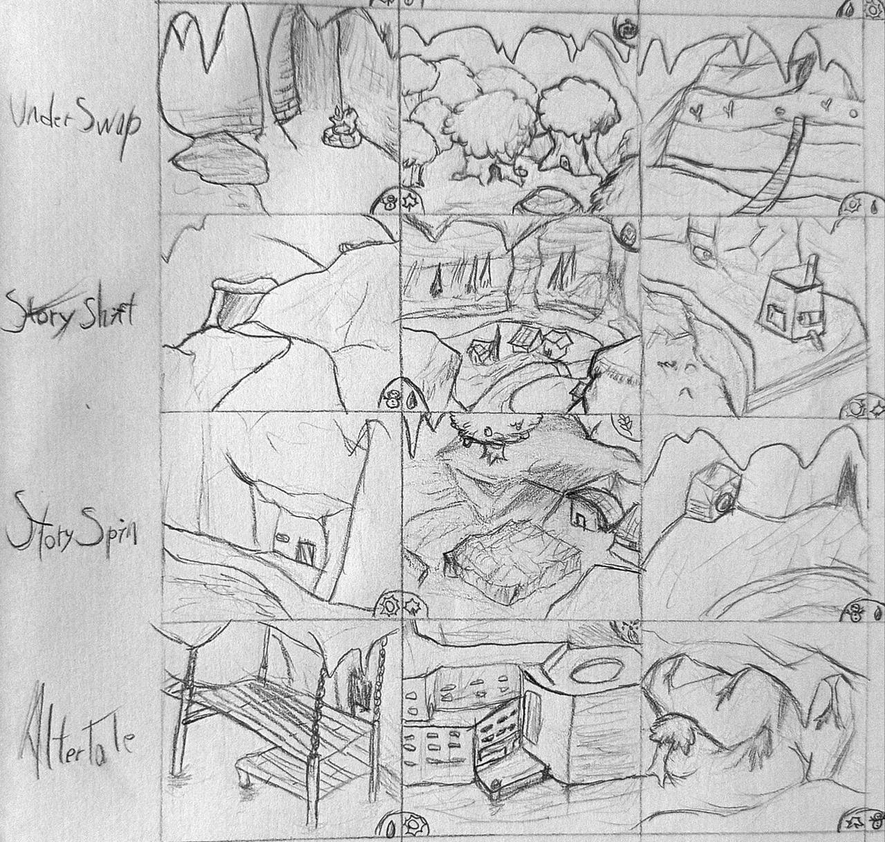 Deviantart Animation Area AU area takes concept by Coolbic on DeviantArt
