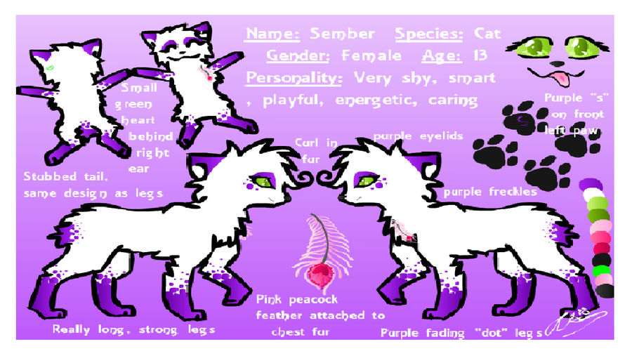 Sember reference sheet by MissAbbeline on DeviantArt