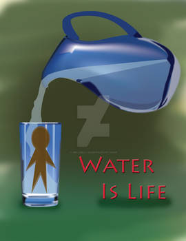 Water is Life Illustration