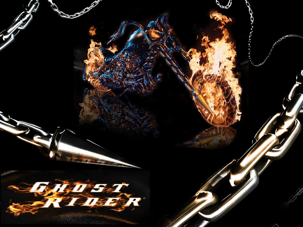 Ghost Rider Chain And Cycle by scrletfyre on DeviantArt