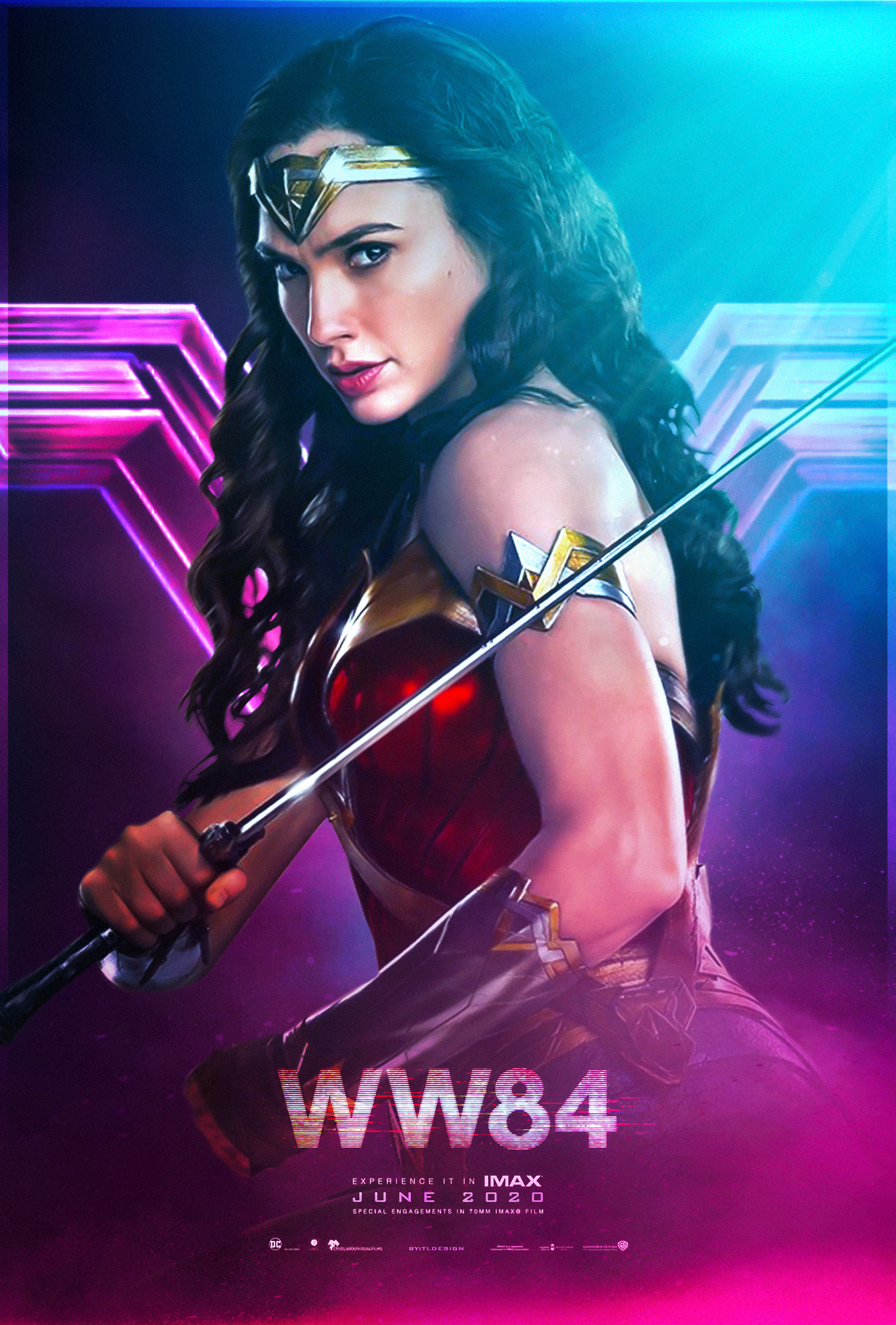 Wonder Woman 1984 Poster (Fan Made) by TLDesignn on DeviantArt