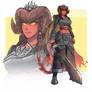 Dungeon and Dragons Commission - Paladin Tiefling