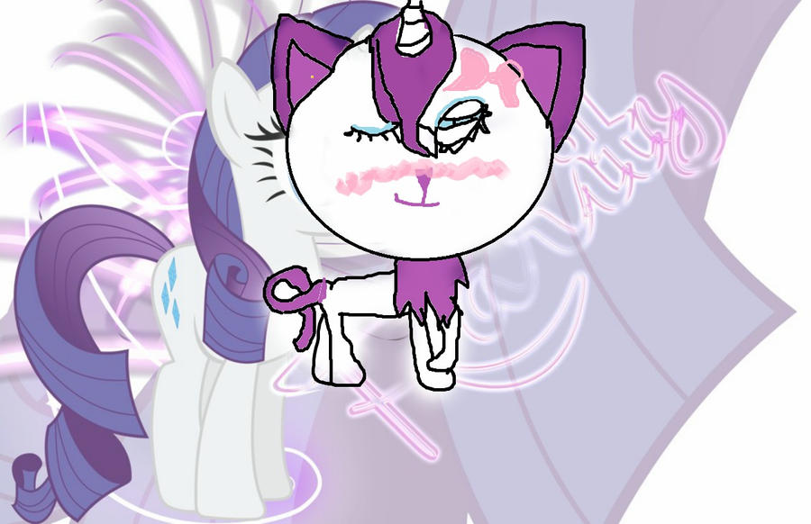 Cat Bot Rarity Rarity Cat by RainbowDash1432 on DeviantArt