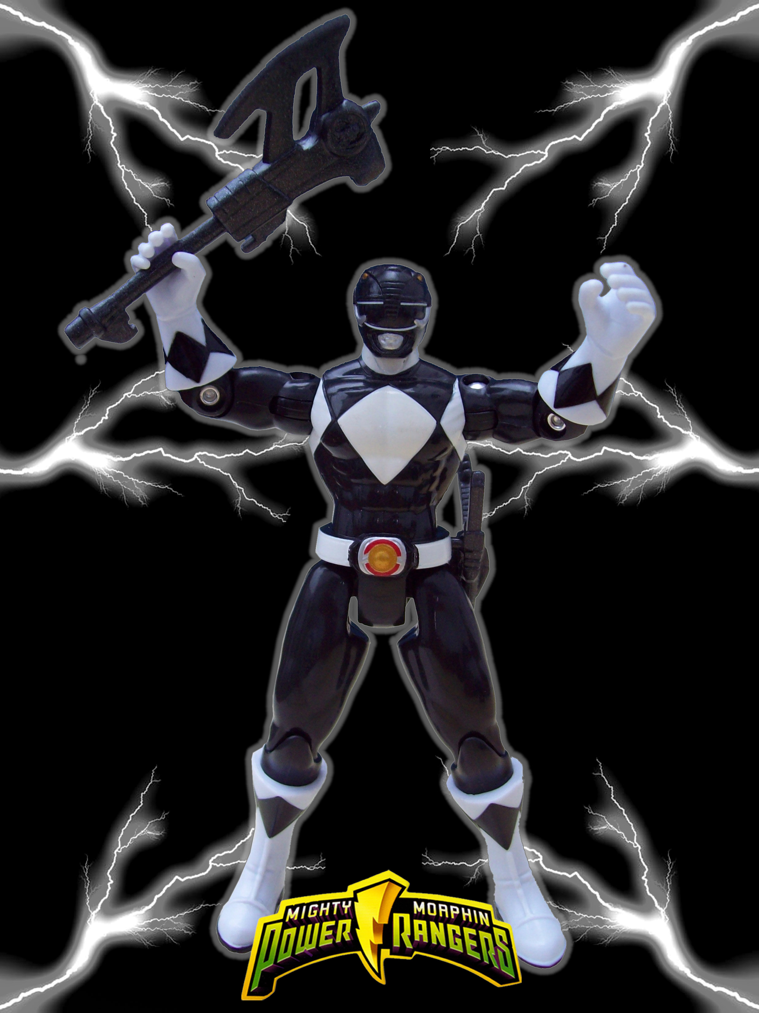 MMPR-2010 - Black Ranger Figure by Super-TyBone82 on DeviantArt