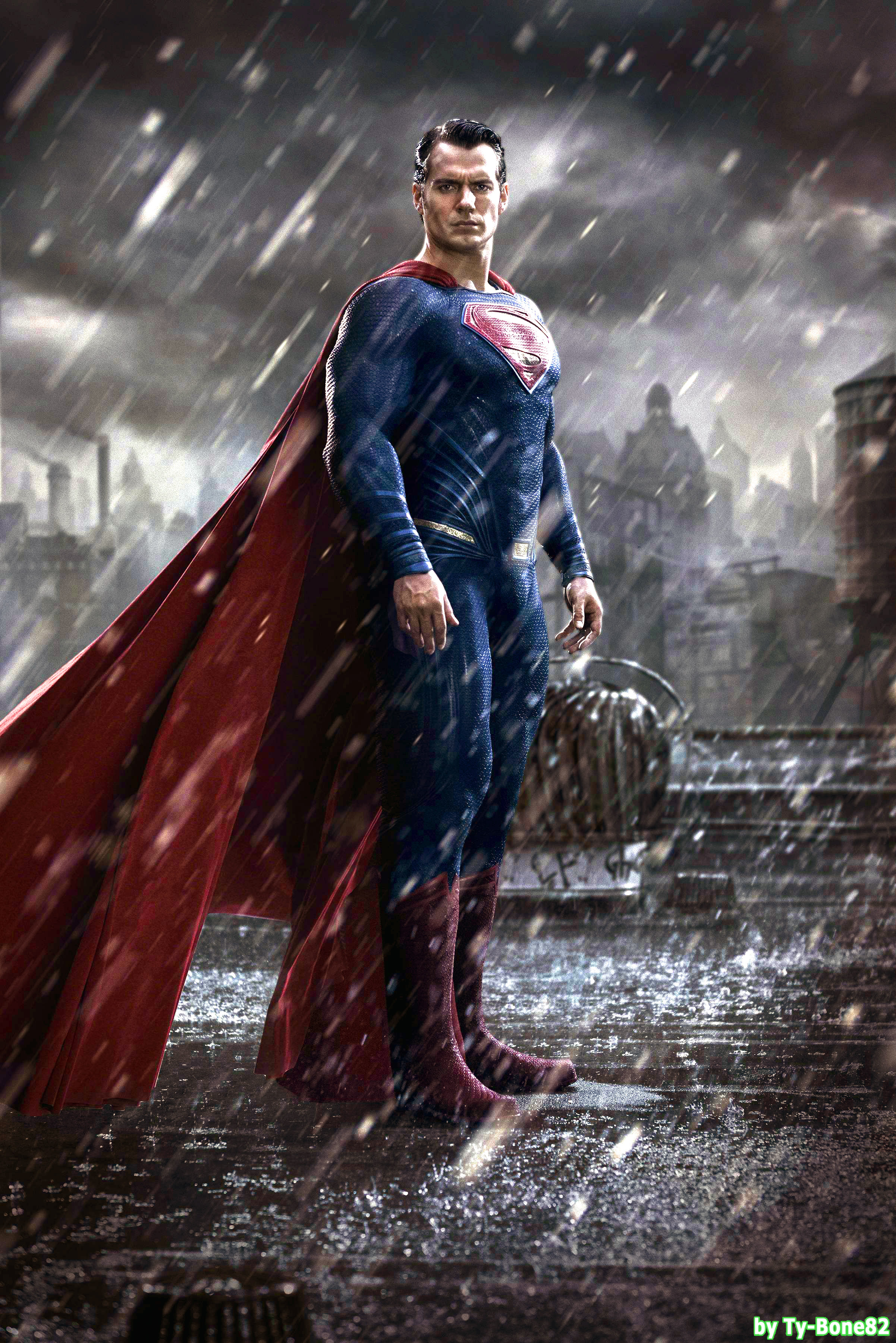 Henry Cavill as Superman (Colorized)