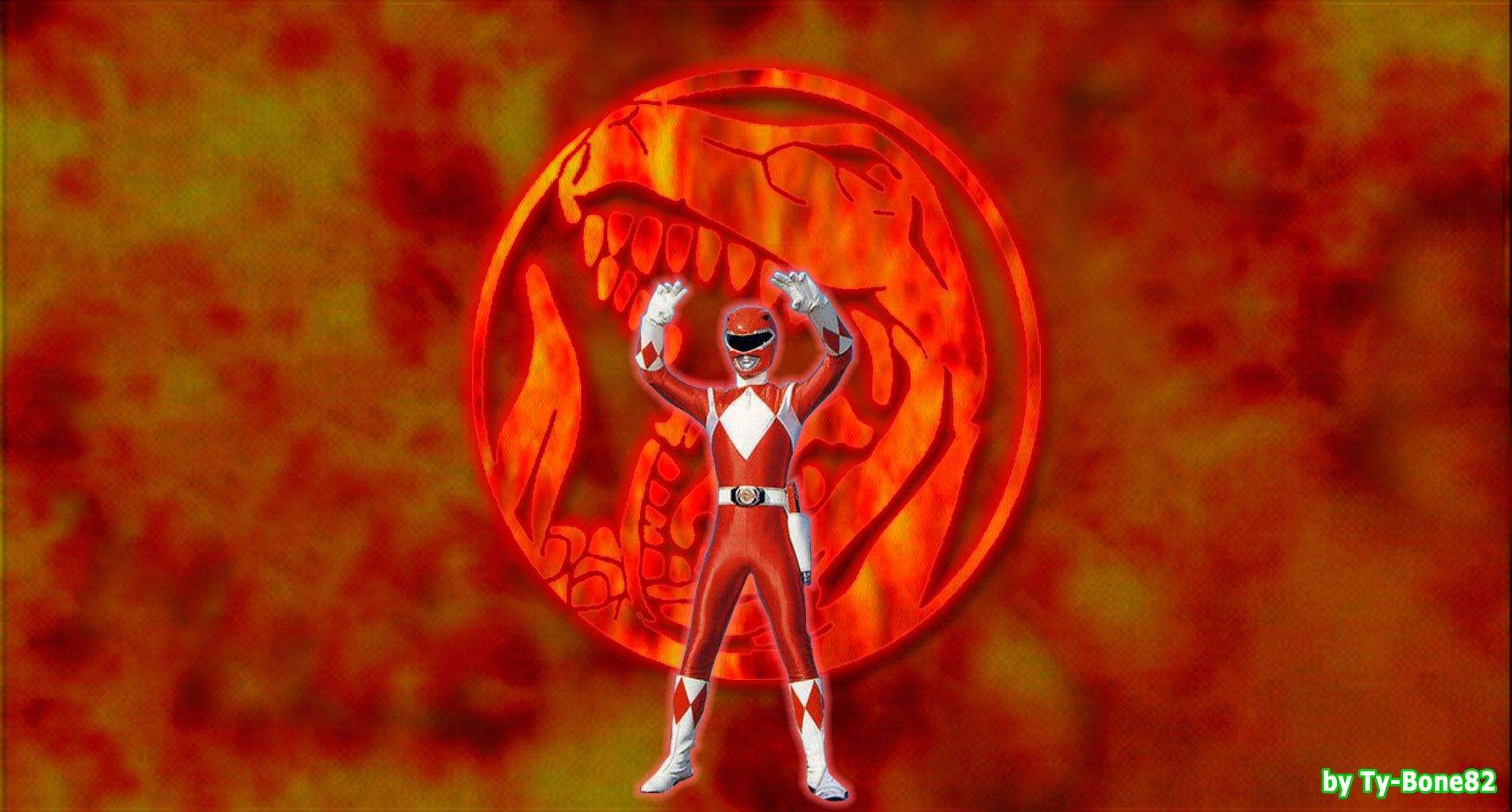 Mighty Morphin Power Rangers - Red Ranger by Super-TyBone82 on DeviantArt