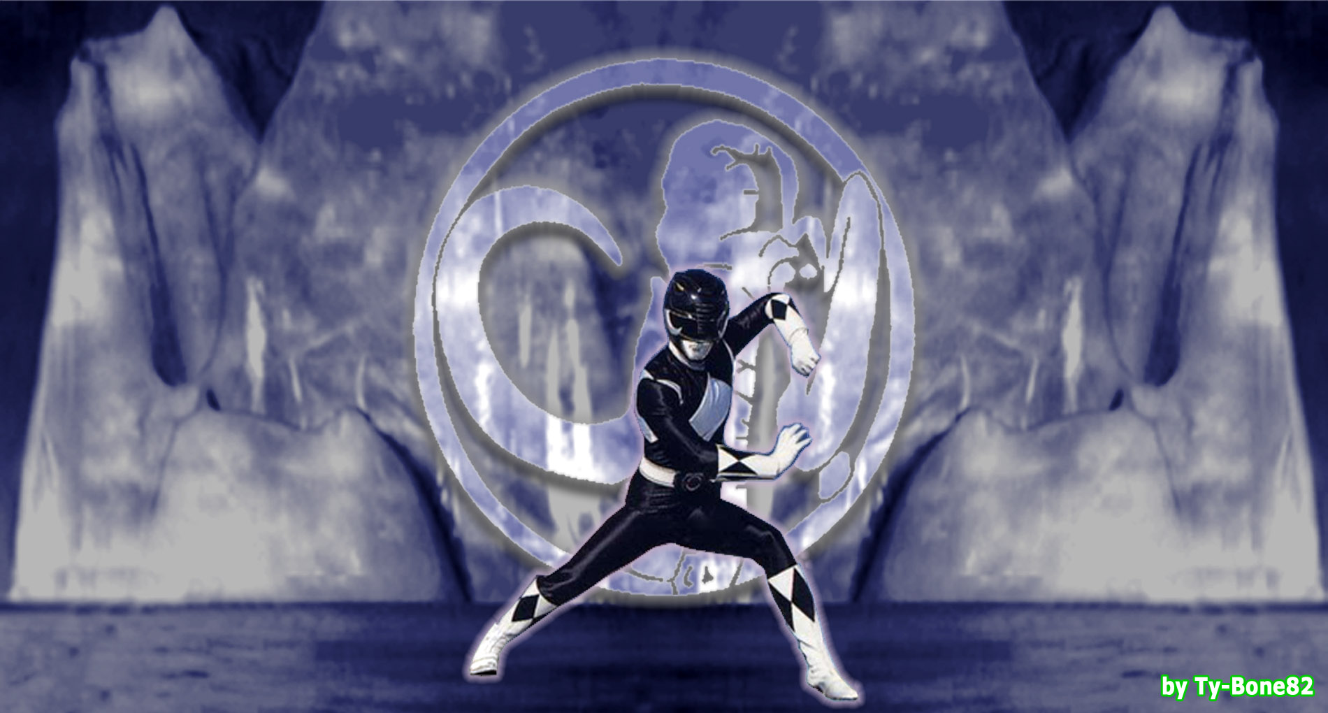 Mighty Morphin Power Rangers - Black Ranger by Super-TyBone82 on DeviantArt