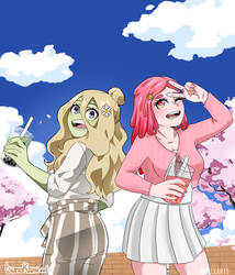 [Open Collab BnHA] Bubble Tea girls