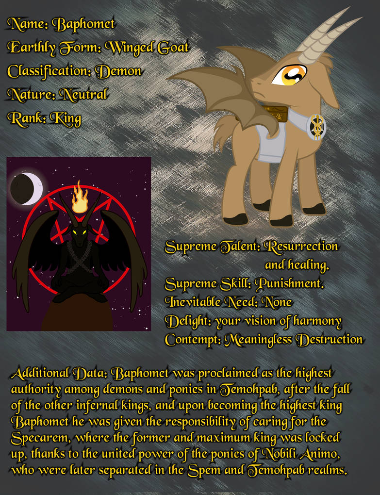 Data Demon Demon Data: Baphomet by shyguy2004 on DeviantArt