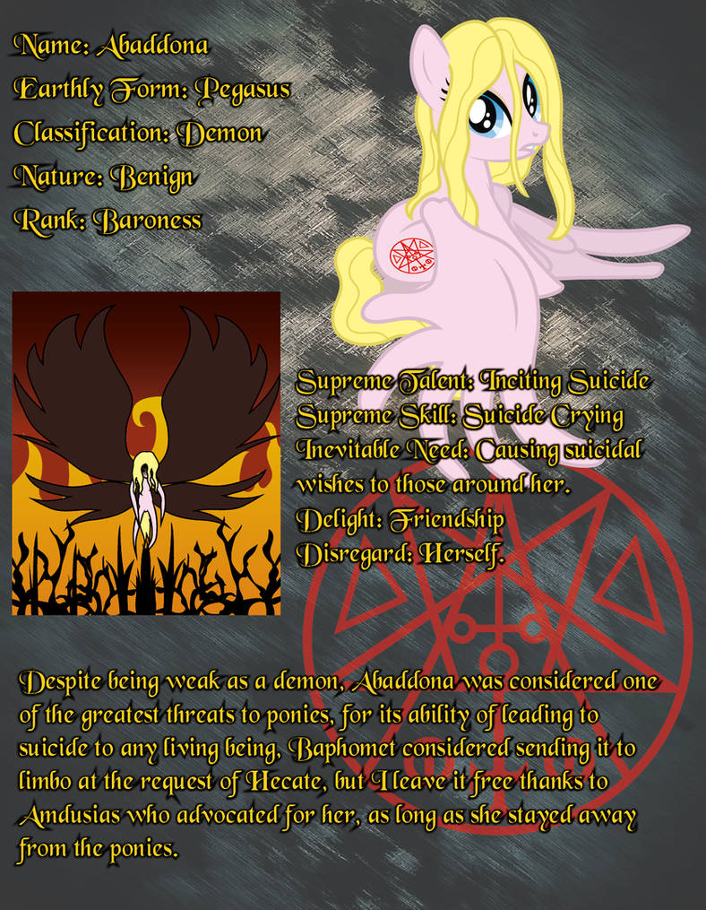 Data Demon Demon Data: Abaddona by shyguy2004 on DeviantArt