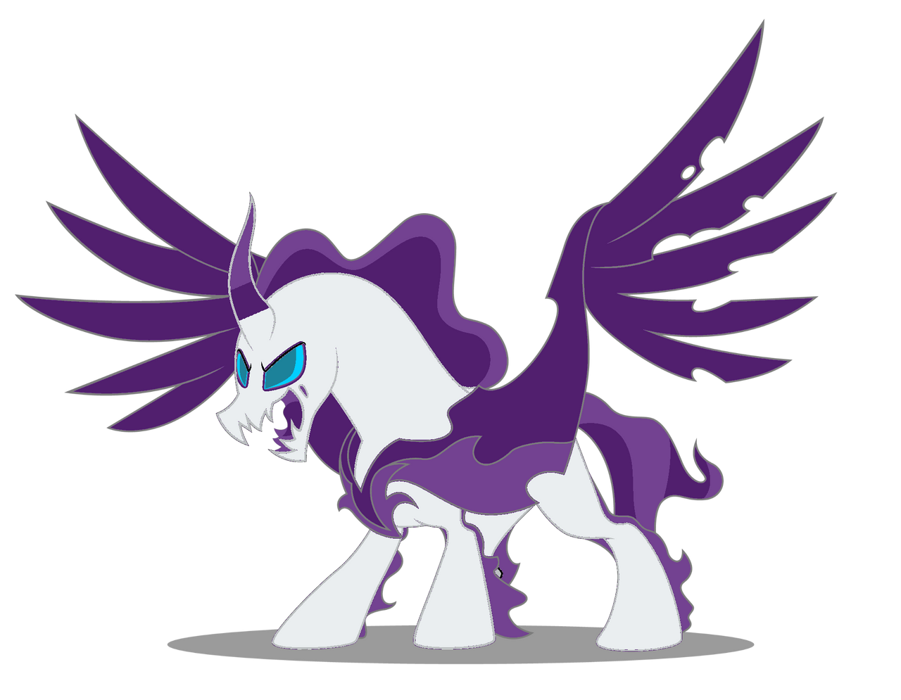 Shadow of Pony (Rarity) by shyguy2004 on DeviantArt