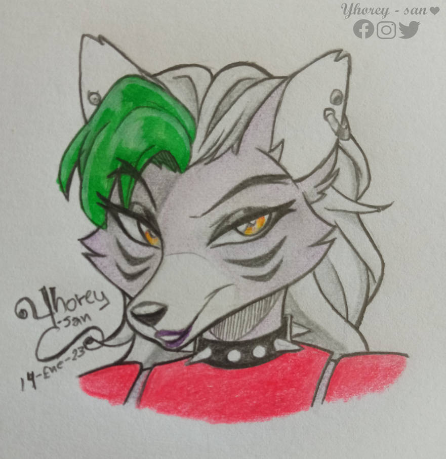 Roxy head by Yhorey-San on DeviantArt