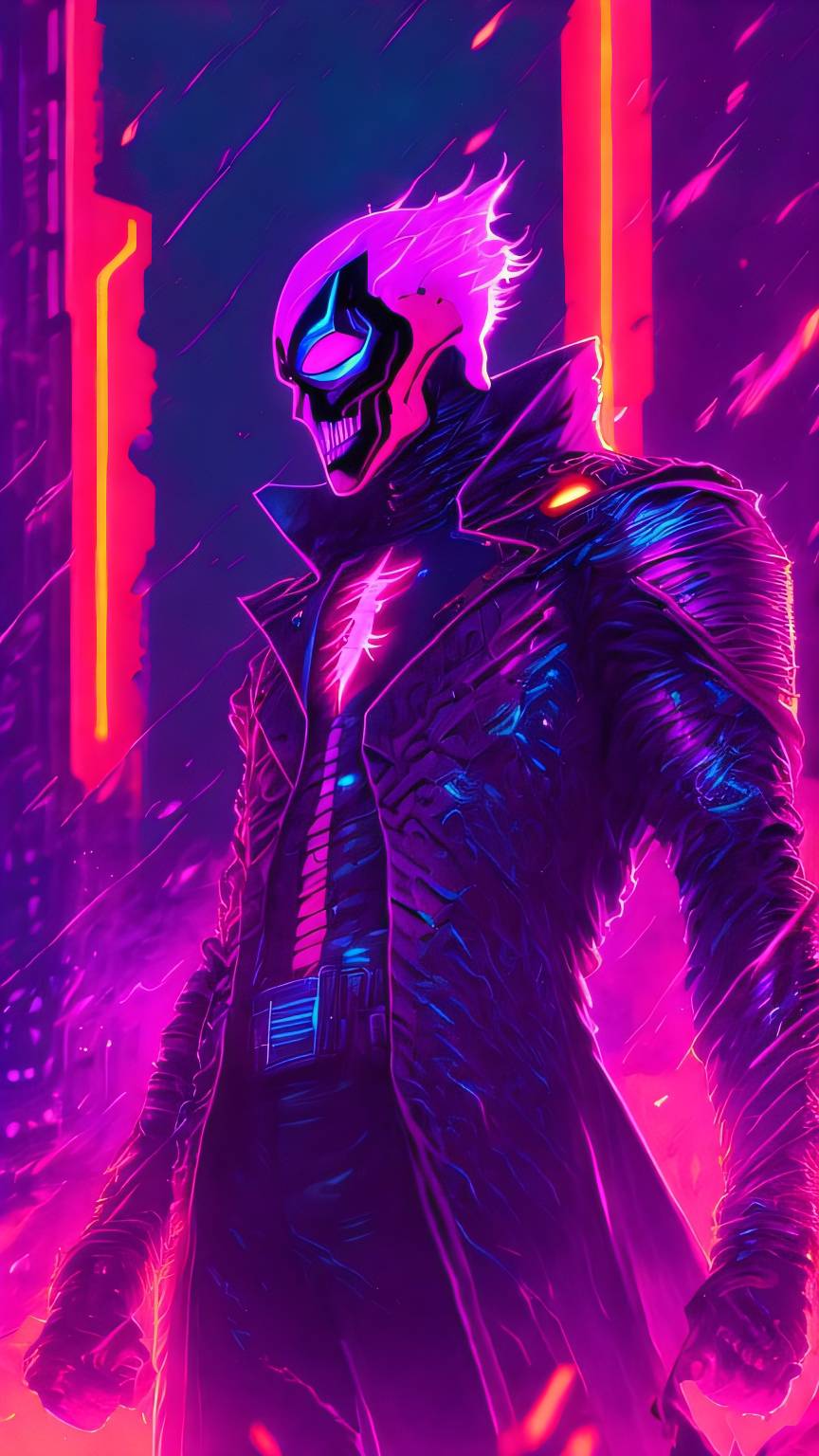 Cyberpunk Ghost Rider 3 by InsatiableWarchief on DeviantArt