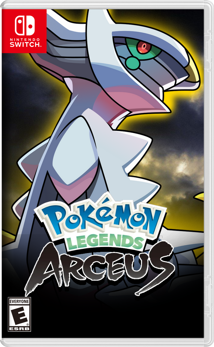 Pokémon Legends: Arceus Custom Nintendo Switch Boxart with 