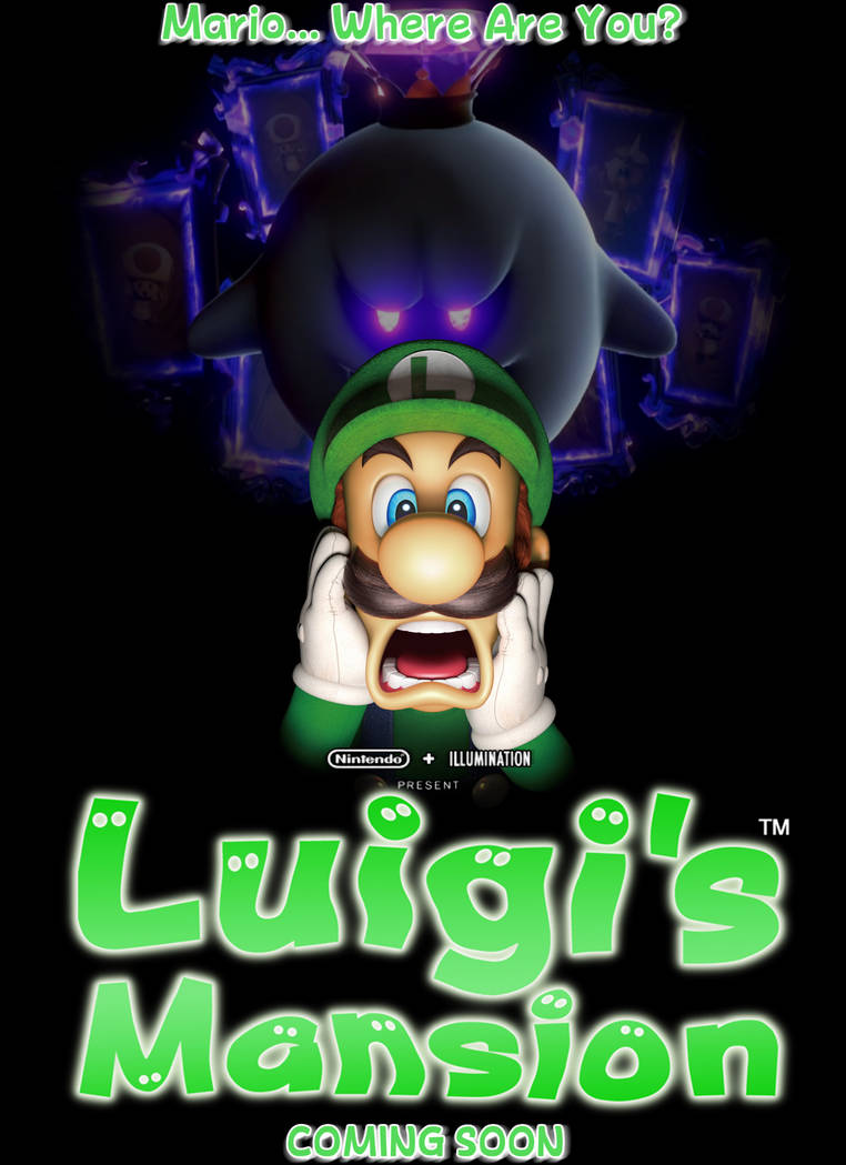 Bugmaster06 on X: Luigi's Mansion Poster (Fan Made) (Rose Boo
