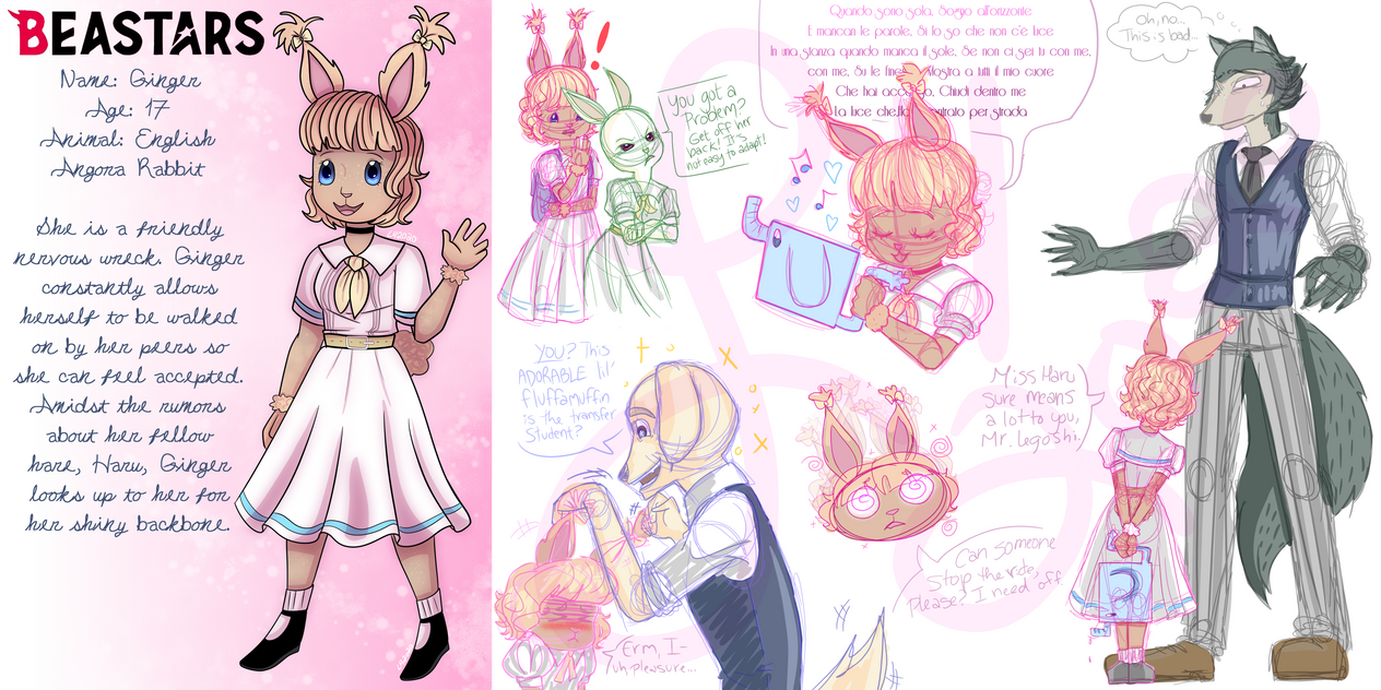 Beastars Ocs Threads Beastars OC Sketch Dump by Grimbunny1 on DeviantArt