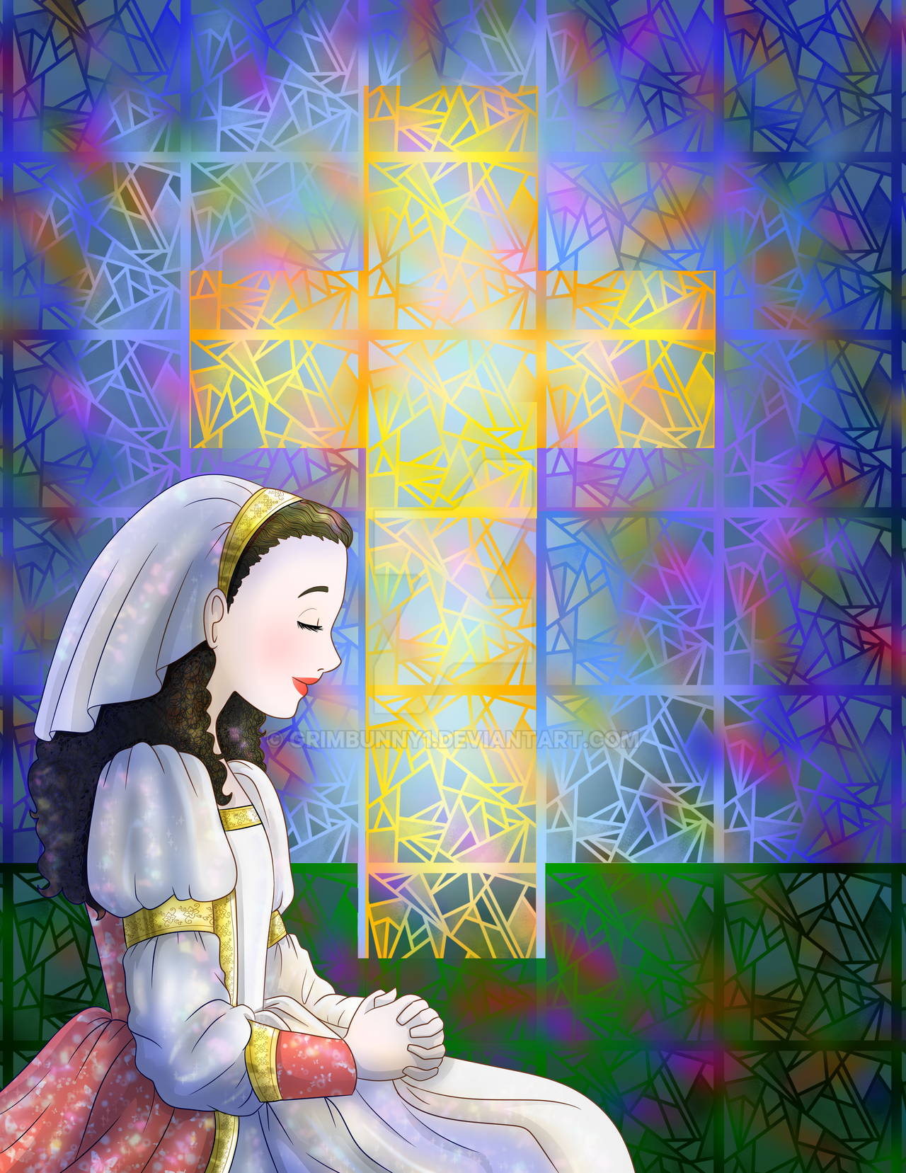 Mlp Praying Praying Princess by Grimbunny1 on DeviantArt