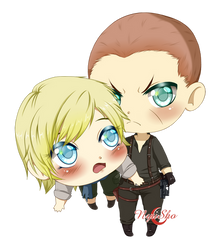 [RE6] Chibi Jake and Sherry