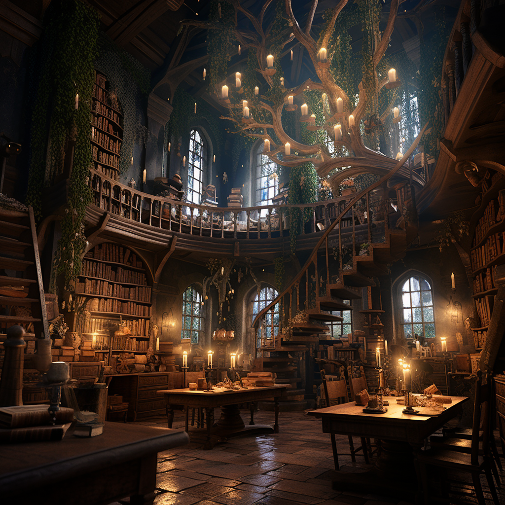Magic School: Enchanted Classroom by ohmylore-arts on DeviantArt