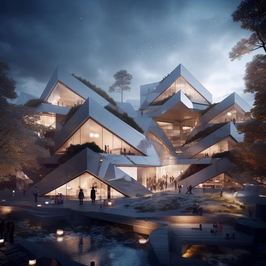 Geometric Architecture (1) by ohmylore-arts on DeviantArt