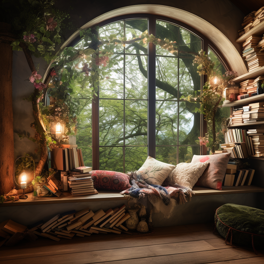 Forest Themed Reading Nook 4 By Ohmylore arts On DeviantArt forest-themed-reading-nook-4-by-ohmylore-arts-on-deviantart