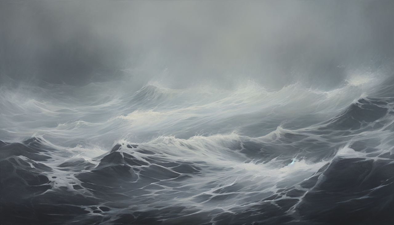 Gray Ocean (Wallpaper) by ohmylore on DeviantArt